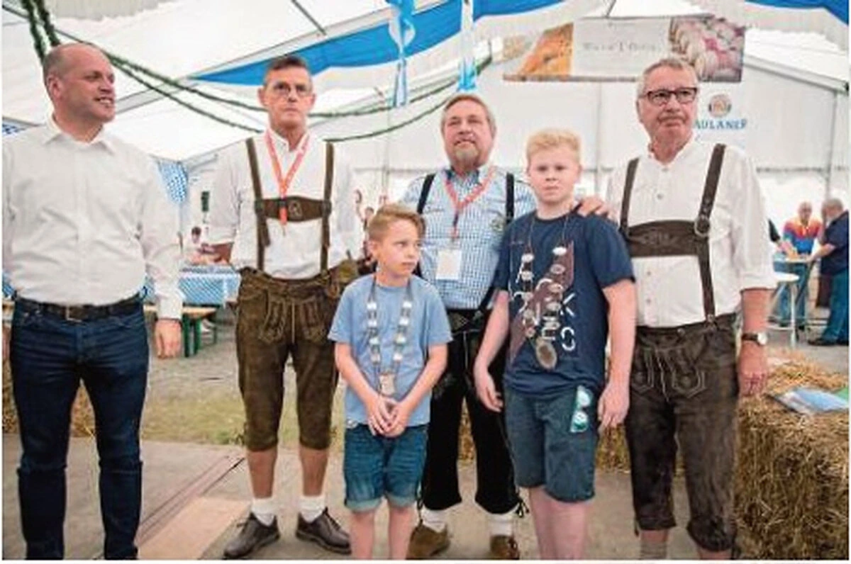Die Jugendabteilung erstmals aktiv beim Wiesnfest